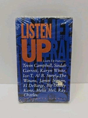 Listen Up (Cassette, 1990) The Lives of Quincy Jones Soundtrack - New Sealed - Image 1 of 4