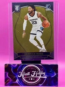 2024-25 Panini Totally Certified - Derrick Rose #96 - Gold Mirror 10/10 - Picture 1 of 2
