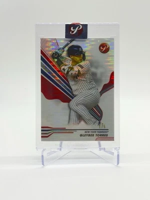 2024 Topps Pristine GLEYBER TORRES 封装未流通红色折射器 #d 1/5 — 第 1/2 张图片