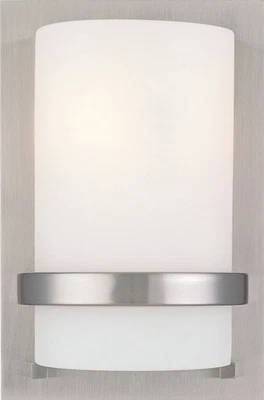 Minka Lavery 1 Light ADA Wall Sconce, Brushed Nickel 342-84 *NEW* - Image 1 of 4