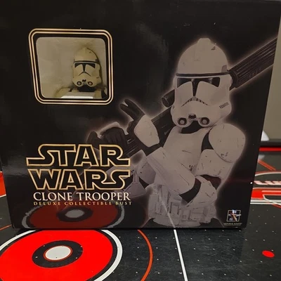 Busto coleccionable Star Wars Clone Trooper Deluxe 9651/15000 Gentle Giant Foto 1 de 4