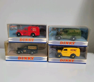 4 винтажных литых фургона Dinky Matchbox — DY-4, DY-8, DY8-B - Изображение 1 из 4