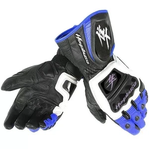 Suzuki Motorcycle Leather Racing Gloves Motorbike Sport Riding Biker Gloves CE - Picture 1 of 2