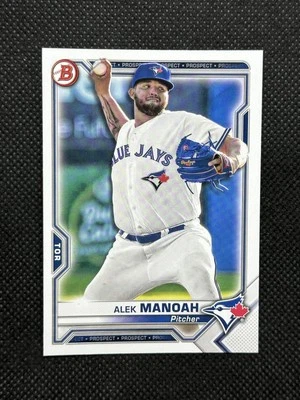 2021 Bowman Alek Manoah Toronto Blue Jays Prospects #BP-27 - Image 1 of 2