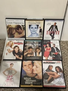DVD Lot Of 9 Romance Comedy Movies Very Good Ugly Truth, What Women Want - Picture 1 of 10