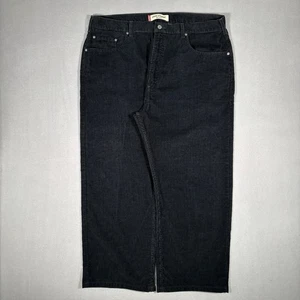 Vintage Levis 569 Men Jeans Size W42 L32 Corduroy Loose Fit Straight Leg Cotton - Picture 1 of 10