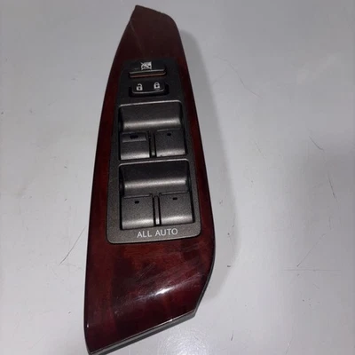 🛑 2007-2012 LEXUS LS460 FRONT LEFT SIDE DOOR MASTER WINDOW SWITCH W/ BEZEL OEM - Image 1 of 4