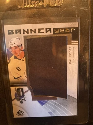 2022-23 SP Game Used Banner Year Jersey Relic #BYSC-CF Cal Foote Lightning - Image 1 of 2