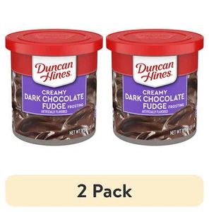 Duncan Hines Cremoso Cioccolato Fondente Fudge Frosting, 16 oz (confezione da 2)  - Foto 1 di 12