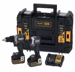NEW DeWALT & McLaren F1 18V XR 2 Piece Drill & Hammer 2 x 5.0Ah Combo Kit - Picture 1 of 4