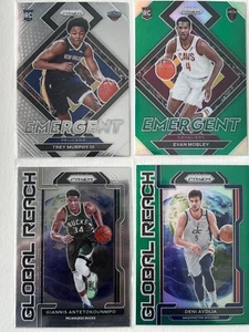 2021-22 Panini Prizm Emergent ROOKIE / Global Reach/ Fireworks  From List !! - Picture 1 of 52
