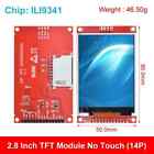 2.8" 240x320 SPI TFT LCD Serial Port Module With PCB Adapter Micro SD ILI9341 /