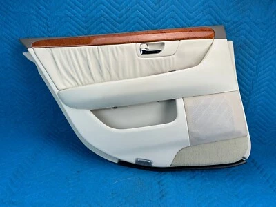 Panel interior de la puerta trasera Lexus LS430 lado del conductor marfil: LK03 2001-2003 OEM Foto 1 de 4