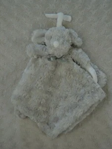 Blankets & Beyond Puppy Dog Lovey Security Blanket Pacifier Holder Beige Gray - Picture 1 of 7