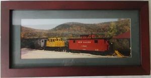 Vintage Foto New Haven NH Eisenbahn C591 Begleitwagen & GE 50 Tonnen Umschalter versandkostenfrei - Bild 1 von 10