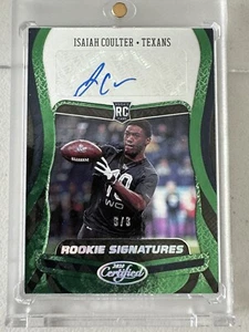 2020 Certified Rookie Signatures 3/3 Isaiah Coulter #RS-IC Auto RC - Picture 1 of 3