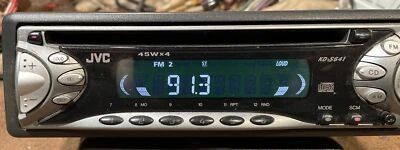 Org. JVC KD-S641 Autoradio 45WX4 + Adapter + Rahmen Geprüft Voll Funktionsfähig - Bild 1 von 4