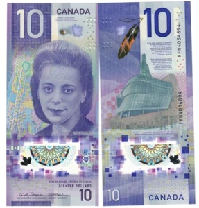 Canada 10 Dollars 2018 (2023) UNC "FFN" Rogers/Macklem - Picture 1 of 1
