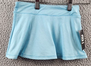 ID Ideology Solid Jersey Skort Toddler Girls 4T Butterfly Blue Elastic Waist~ - Picture 1 of 11