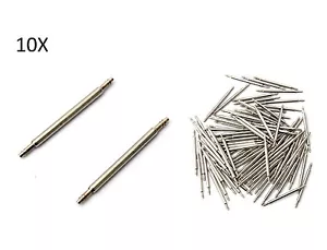10X PERNI 18mm RICAMBIO PER CINTURINI OROLOGI anse acciaio orologio riparazione - Bild 1 von 1