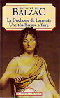 2885866 - La duchesse de Langeais / Une ténébreuse affaire - Honoré De Balzac