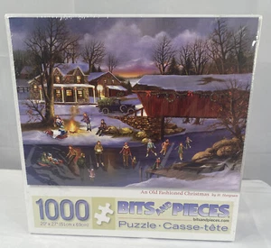 Bits and Pieces An Old Fashioned Christmas 1000 Piece Puzzle 20” x 27” no.42591 - Imagen 1 de 8