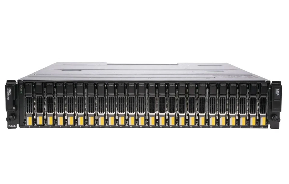 Dell Compellent SC220 21.6TB SAS 24x 900GB 2x SC2 EMM Controller Enclosure GKY31 - Image 1 of 1