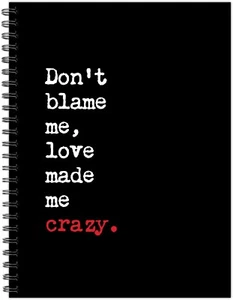 Diario Love Made Me Crazy 6" x 8" sin fecha - Imagen 1 de 5