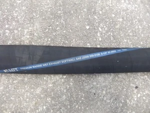 3-1/2" ID MARINE BOAT WET EXHAUST HOSE SOFTWALL PREMIUM MPI BRAND PER INCH - Picture 1 of 1
