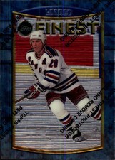 1994-95 Finest Rangers Hockey Card #63 Steve Larmer