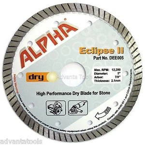5” Alpha Eclipse II Diamond Saw Blade for Stone Tile Granite Hard Concrete - Picture 1 of 3