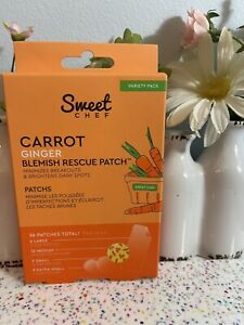 Sweet Chef Carrot Ginger Blemish Rescue Patch ~ 36 Count Variety Pack 