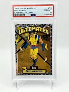 2025 Topps Finest X-Men '97 Wolverine Rare Laser Refractor /199 Gem Mint PSA 10 - Bild 1 von 3