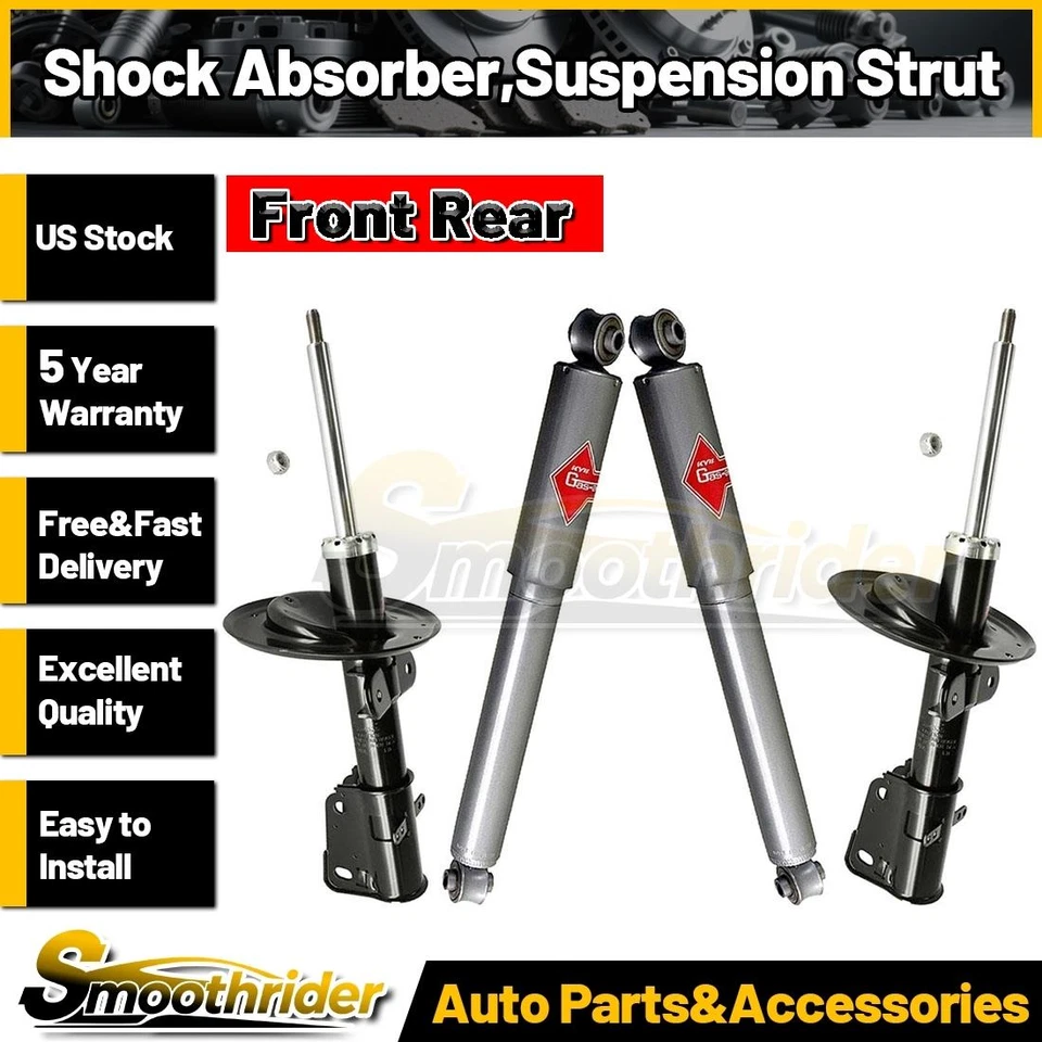 KYB 4pcs Front Rear Shock Suspension Strut Fits 2001-2003 Chrysler Voyager 2.4L - Image 1 of 4