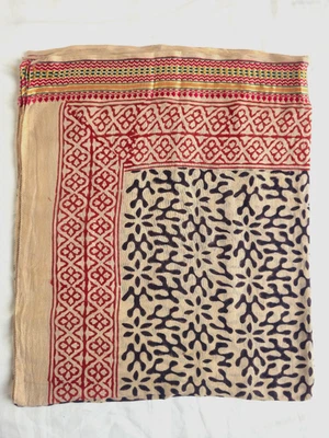 Sarong indio 100 % algodón estampado boho hecho a mano talla grande Foto 1 de 4