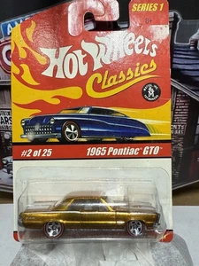Hot Wheels Classics Series 1 #2 1965 Pontiac GTO Gold 2004 - Picture 1 of 3