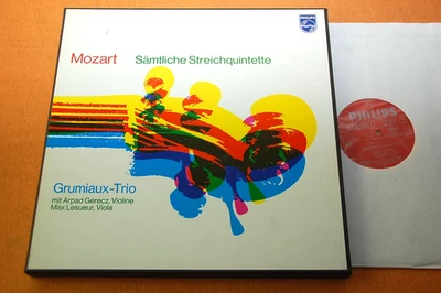 Grumiaux Trio Mozart Complete String Quintets Dutch Philips Stereo 3LP Box NM - Bild 1 von 4