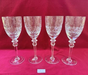 Juego de 4 vasos copas de agua Rogaska Crystal Gallia 9 1/4" NUEVAS pegatinas lote 3 - Imagen 1 de 10