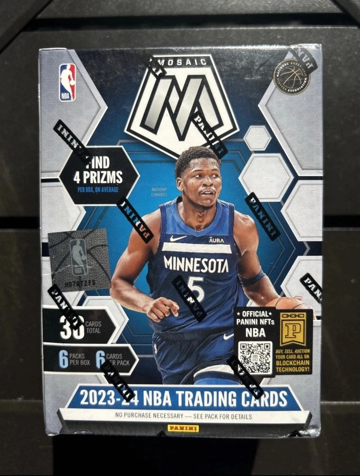2023-24 Panini Mosaic NBA Basketball Factory Sealed Blaster Box (36 Cards) - Image 1 of 1