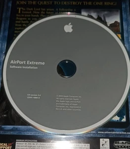Apple Airport Extreme Software 3.4 CD CD CD-ROM 2Z691-4880-A - Zdjęcie 1 z 1