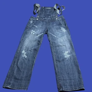 Miss Me Jeans Latzhose Damen Größe 27 Denim Jumpsuit Distressed - Bild 1 von 16