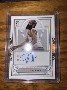 JAMES HARDEN AUTO /10 GOLD 2023-24 TOPPS ROYALTY COURT AUTOGRAFI CIRCOLARI SSP - Foto 1 di 7