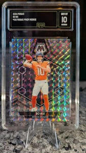 2024 Panini Mosaic Bo Nix #312 Silver Mosaic (RC) GMA Gem Mint 10 💎💎💎 🔥 🔥🔥 - Picture 1 of 4