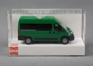 BUSCH 54651 H0,1:87 Fiat Ducato, Bus, Grün FORMNEUHEIT 2025! - Picture 1 of 5