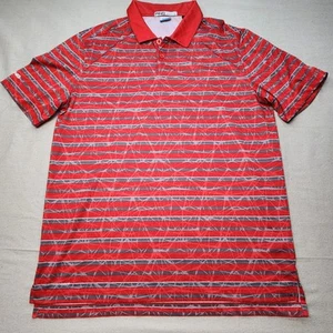 Mens Ping Sensor Cool Modern Fit Legrand Polo Golf Shirt Large Red Shattered - Picture 1 of 10