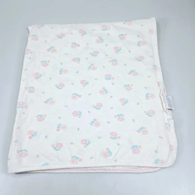 Manta de recepción de algodón con flores rosas rosas rosadas colección clásica Lovey  Foto 1 de 4