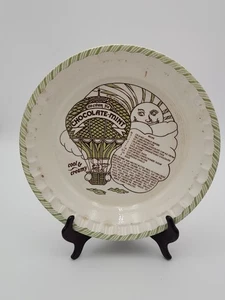 Royal China Country Harvest Chocolate Mint Ice Cream Pie 10.5" Plate - Picture 1 of 8