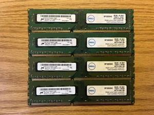 Lot of (4) 4GB Micron PC3-10600U DDR3-1333 Desktop RAM Memory | 16GB | Dell | HP - Picture 1 of 3