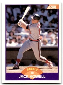 1989 Score Jack Howell 3b California Angels #261 - Picture 1 of 2