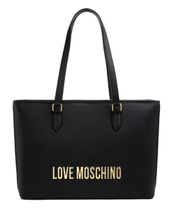 Love Moschino tote bag women JC4190PP1MKD0000 Black big lined interior - Picture 1 of 4
